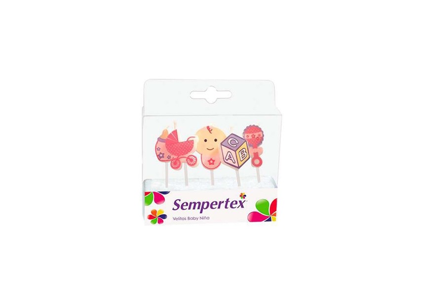 Sempertex-Europe-Balloons-Ballonnen-Groothandel-Party-Candles-Kaarsjes-Baby Girl