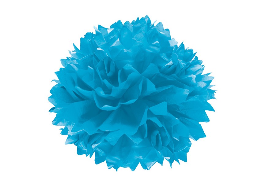 sempertex - groothandel-distributeur-importeur-latex ballonnen-balloons - folie - bubbles- betallic-anagram-Pompon caribbean blue