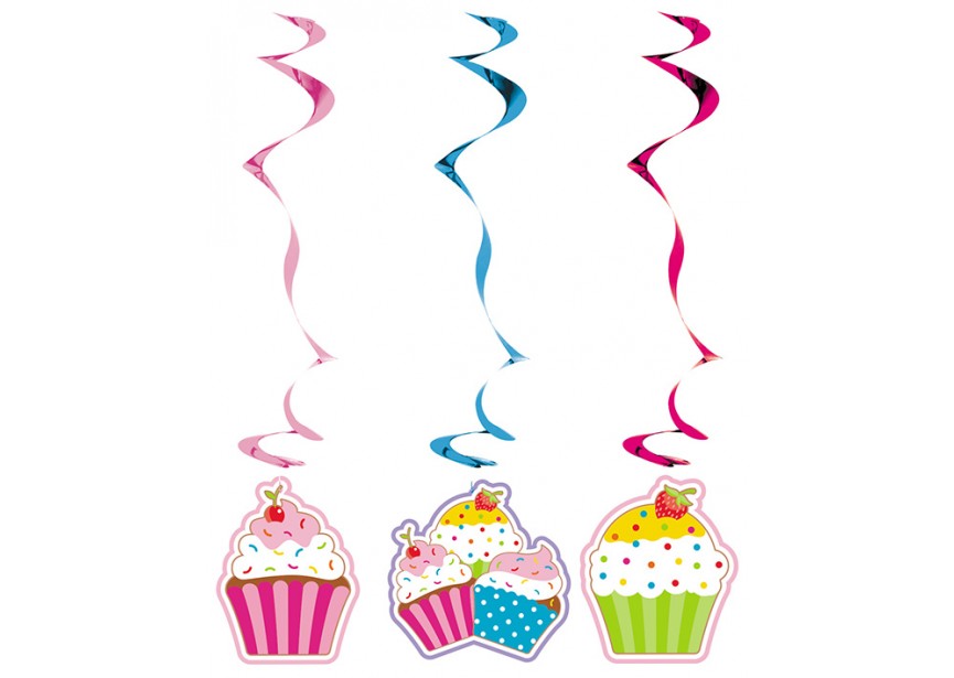 sempertex - groothandel-distributeur-importeur-latex ballonnen-balloons - folie - bubbles- betallic-anagram-Swirls Cupcake
