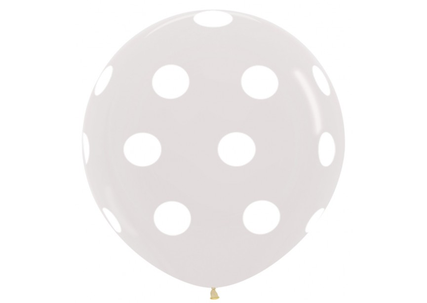 sempertex-europe-balloons-latex-distributor-ballonnen-foil-anagram-betallic-Printed-Polka Dots-Clear