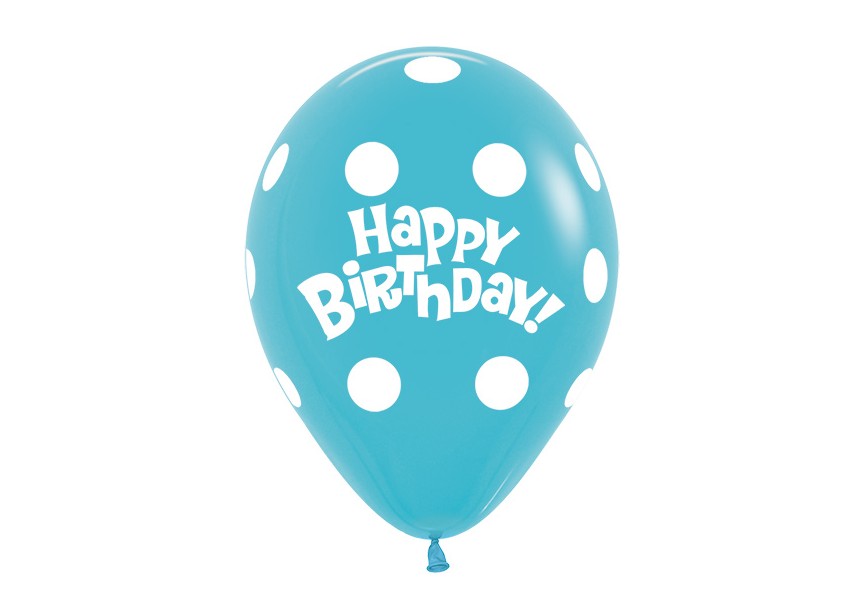 sempertex-europe-balloons-latex-distributor-ballonnen-foil-anagram-betallic-Printed-Birthday Dots-caribbeanblue