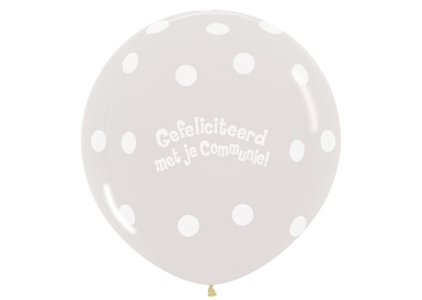 Sempertex-Europe-Latex-Balloons-Ballonnen-Distributeur-R36-Clear-Communie
