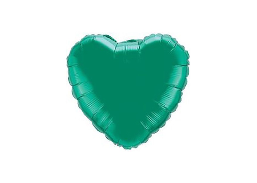 sempertex-europe-balloons-distributor-latex-importeur-foil-betallic-flexmetal-anagram-heart green-18inch