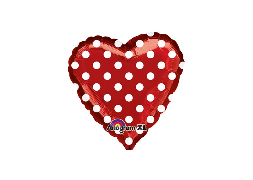 sempertex-europe-balloons-distributor-latex-importeur-foil-betallic-flexmetal-anagram-heart-red-polka dot-18inch