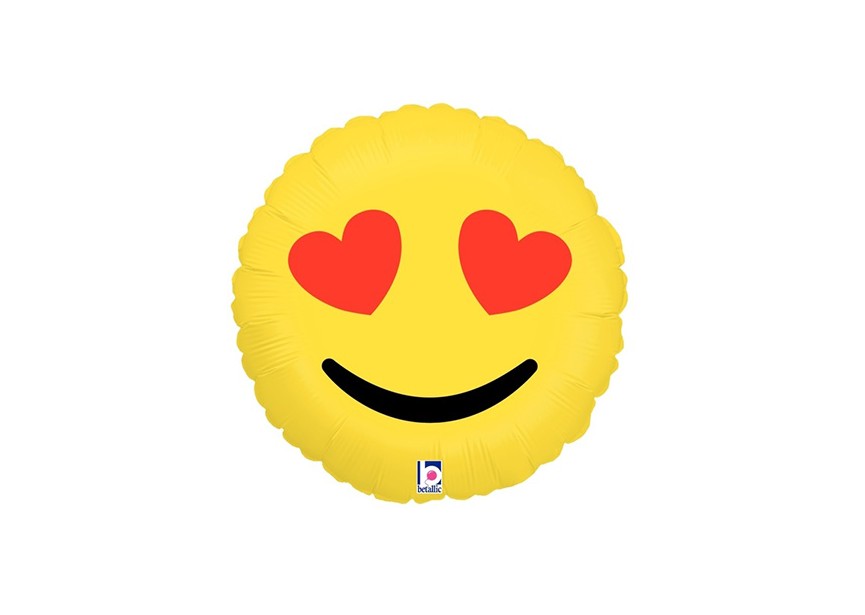 Sempertex-ballonnen-groothandel-ballon-distributeur-qualatex-modelleerballonnen-Emoji-Heart Eyes