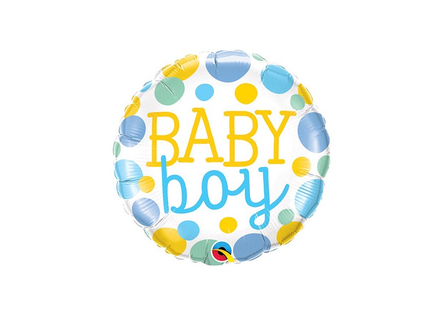 Sempertex-ballonnen-groothandel-ballon-distributeur-qualatex-modelleerballonnen-Baby Boy Dots