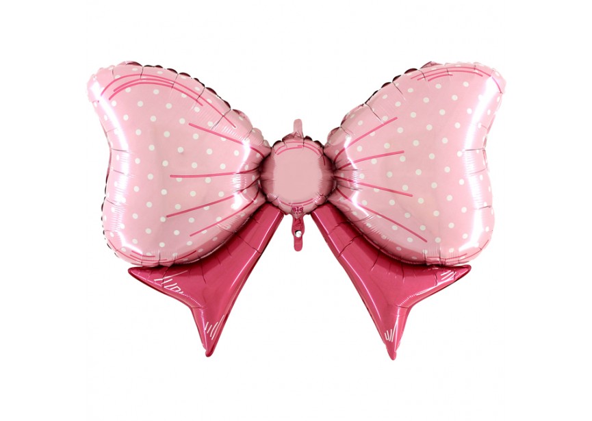 sempertex-europe-ballonnen-groothandel-ballons-distributeur-bubbles-foil-qualatex-anagram- Pink Bow