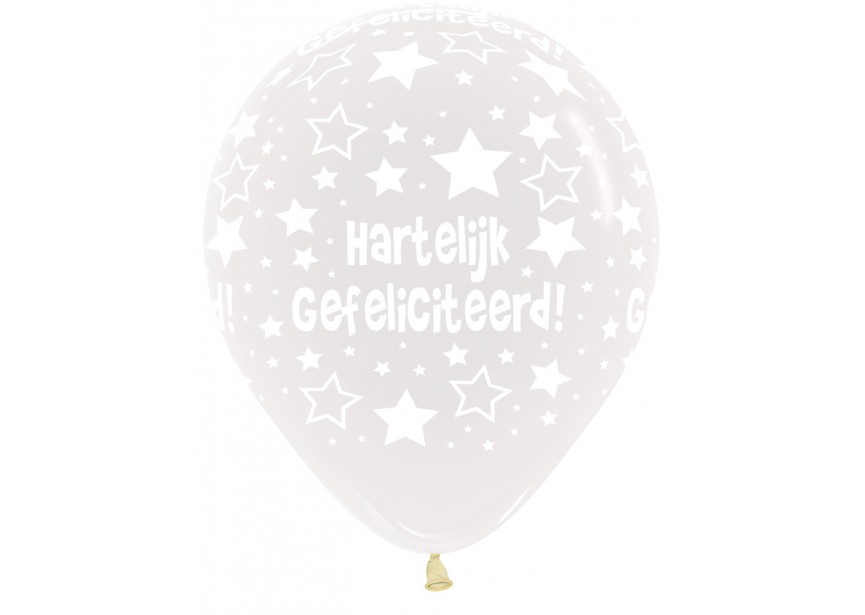 sempertex-europe-balloons-latex-distributor-ballonnen-foil-anagram-betallic-Printed-Hartelijk Gefeliciteerd-Crystal Clear