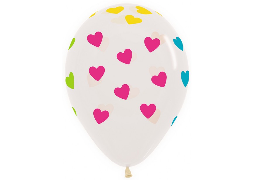 sempertex-europe-ballonnen-latex-groothandel-ballons-balloon-distributeur-12 inch-Classic Hearts-Crystal Clear