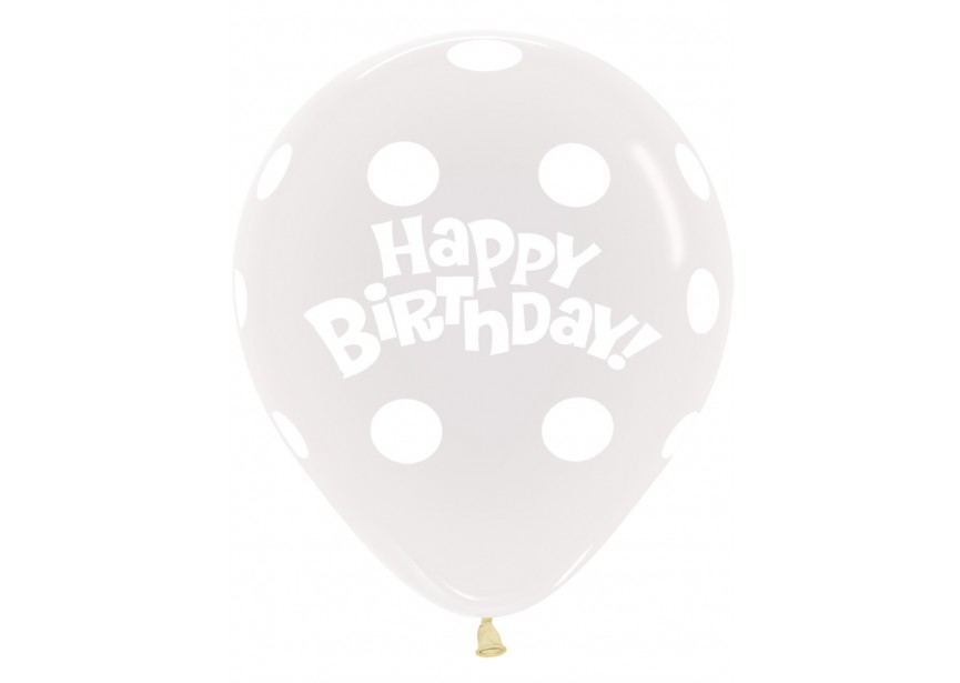 sempertex-europe-balloons-latex-distributor-ballonnen-foil-anagram-betallic-Printed-Birthday Dots-Clear