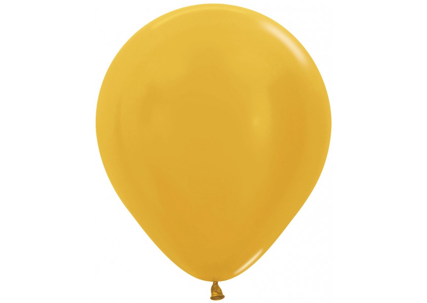 sempertex-europe-balloons-latex-distributor-ballonnen-foil-anagram-betallic-18 inch- Gold