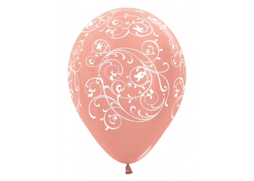 sempertex-europe-ballonnen-latex-groothandel-ballons-balloon-distributeur-12 inch-Filigree-Rose Gold