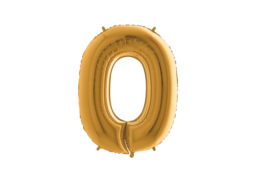 Number 0 - Gold - 40 inch - Grabo