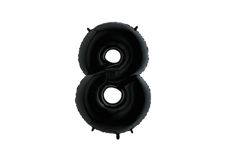 Number 8 - Black - 40 inch - Grabo