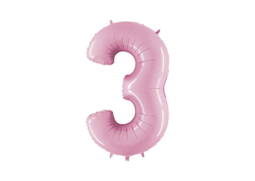 Number 3 - Pink - 40 inch - Grabo