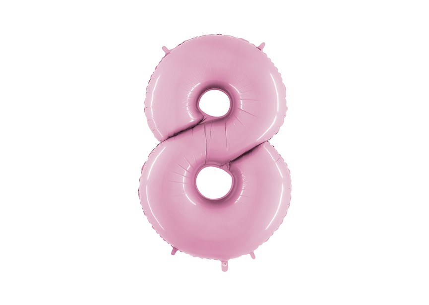 Number 8 - Pink - 40 inch - Grabo