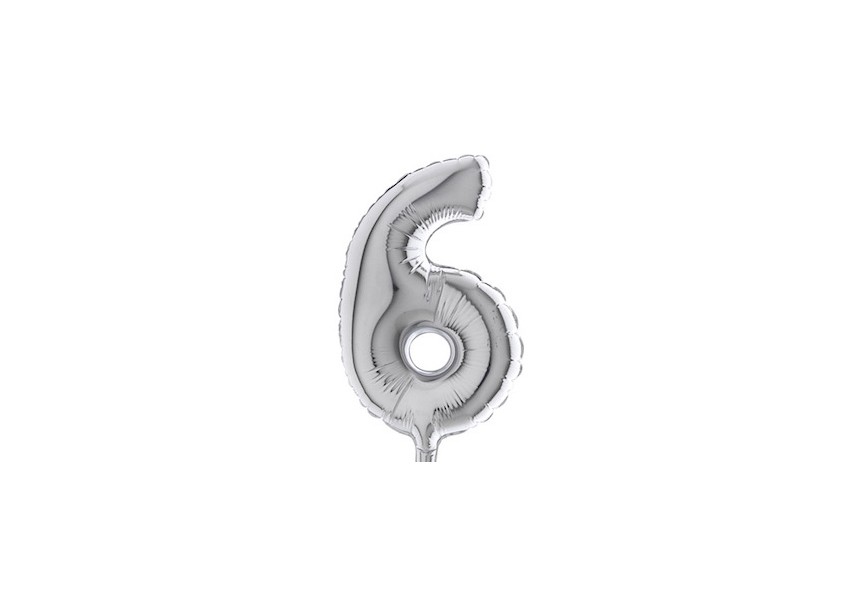 Number 6 - Silver - 7 inch - Grabo - 5 Pcs