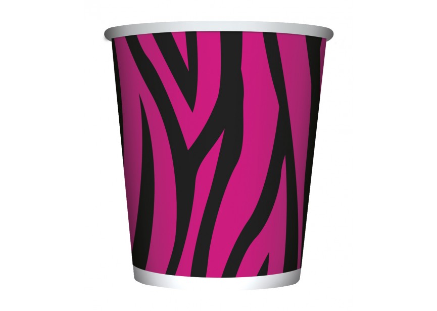 Cup - Zebra Fuchsia - 266 ml - 8 St.
