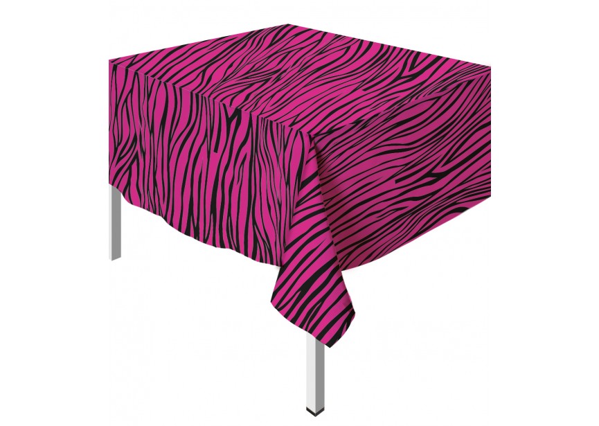 Table Cover - Zebra Fuchsia - 1 Stuk