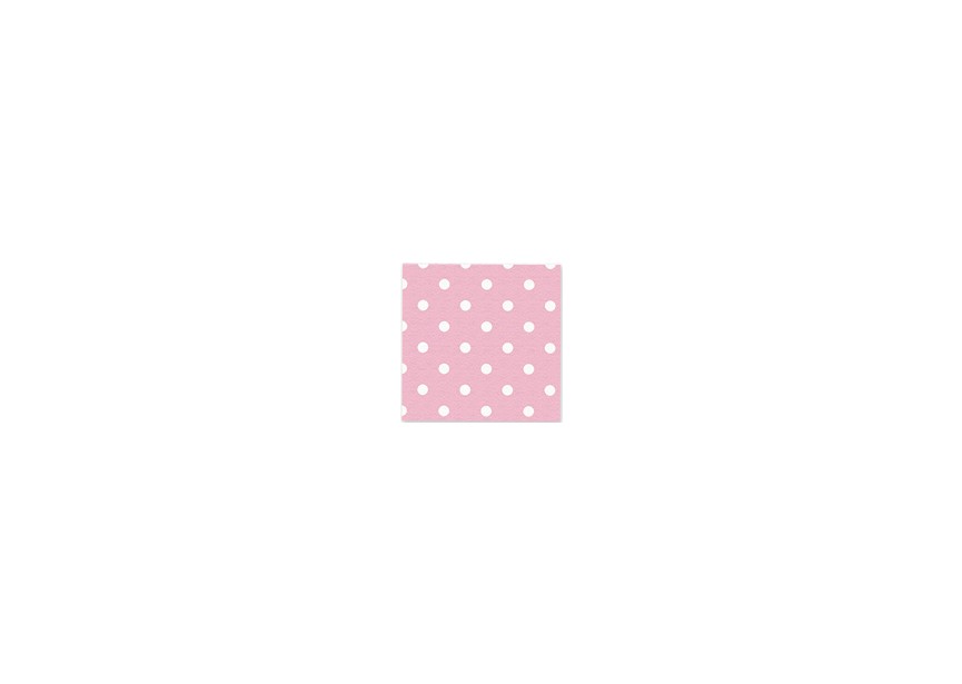 Napkin - Polka Dots - Pink - 16pcs