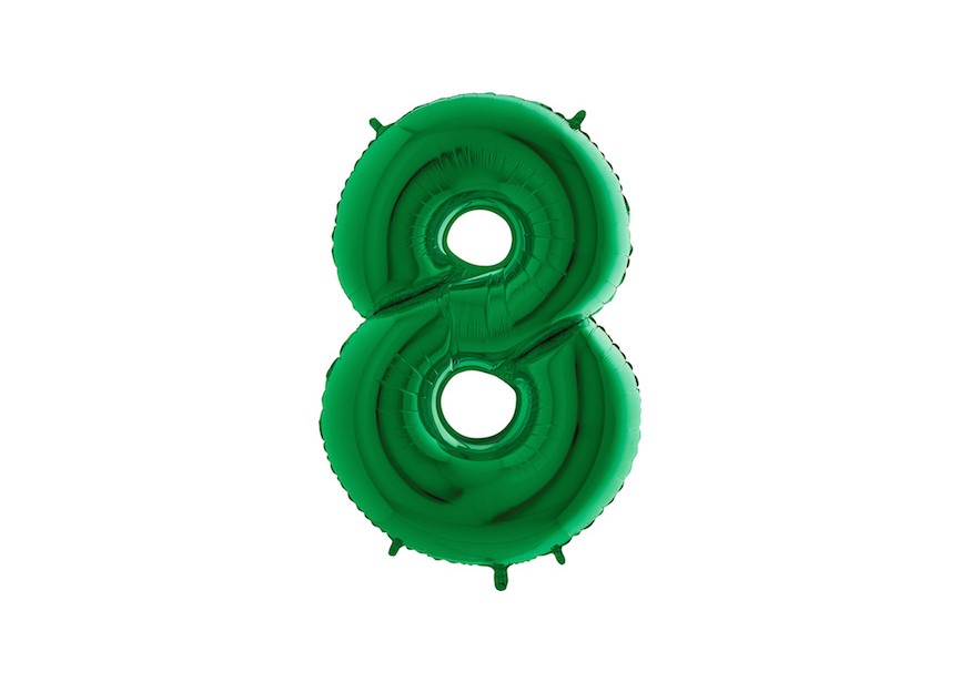 Number 8 - Green - 40 inch - Grabo