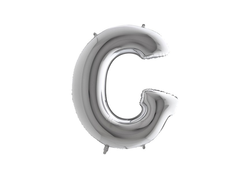 Letter G - Silver - 40 inch - Grabo