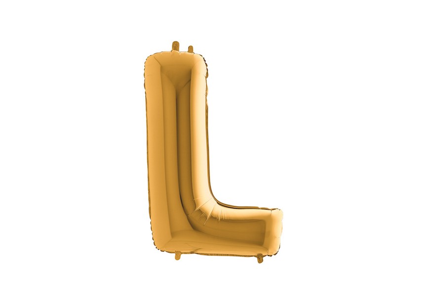 Letter L - Gold - 40 inch - Grabo