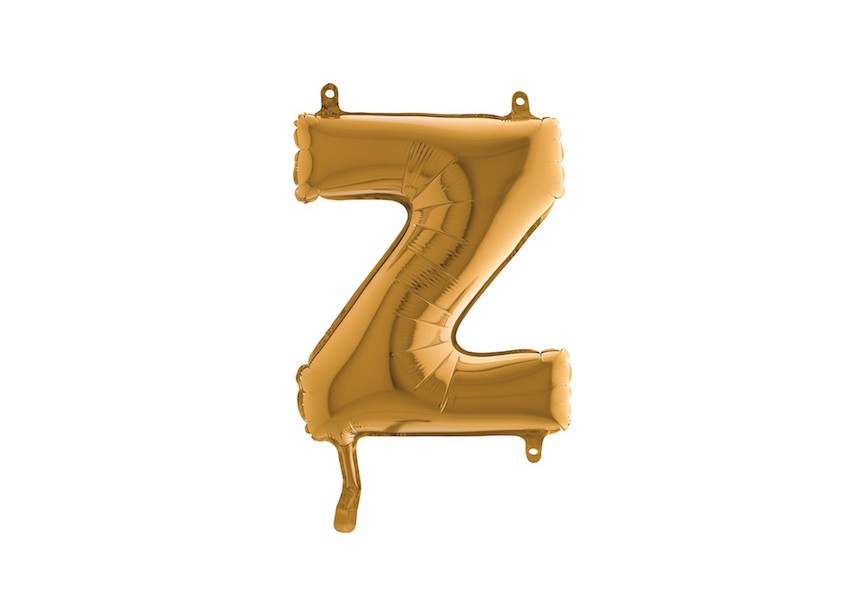 Letter Z - Gold - 14 inch - Grabo